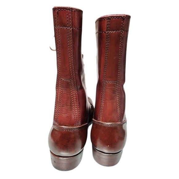 WWII Paratrooper Boots Corcoran Brown Leather Jump Boots M 7 W 9 Handmade